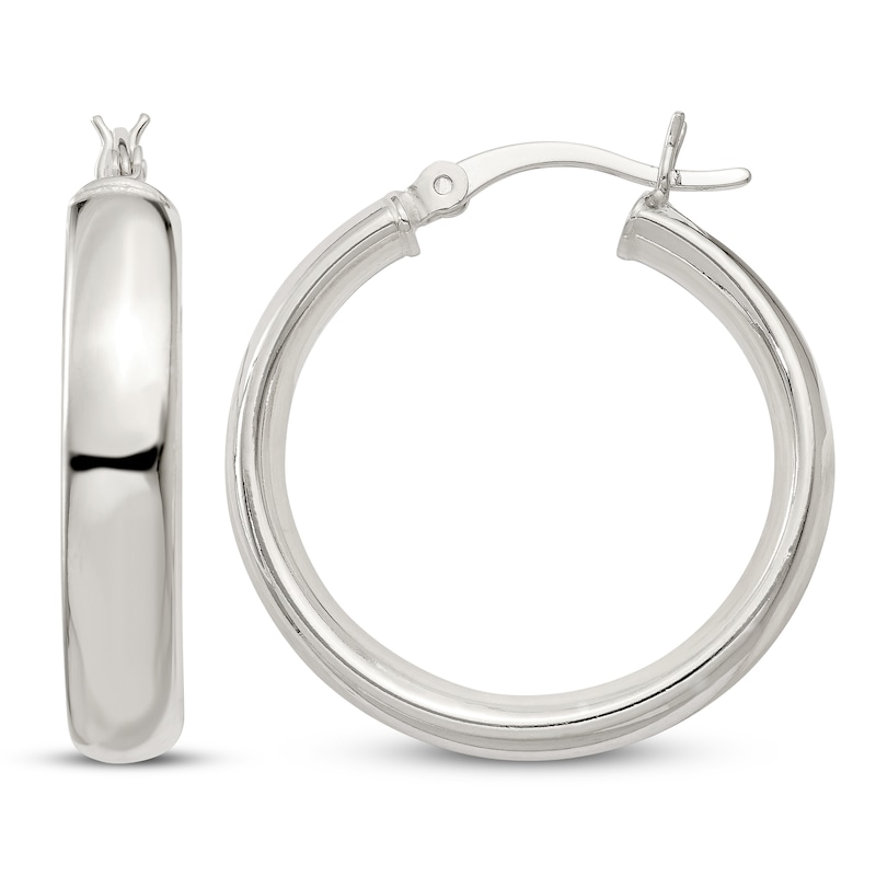 Main Image 1 of Hoop Earrings Sterling Silver