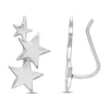 Thumbnail Image 1 of Graduating Stars Climber Earrings Sterling Silver