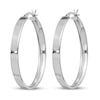 Thumbnail Image 2 of Hoop Earrings Sterling Silver 30mm
