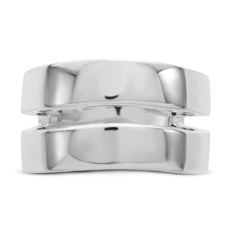 Main Image 3 of Solid Double Band Ring Sterling Silver