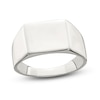Thumbnail Image 1 of Solid Back Signet Ring Sterling Silver