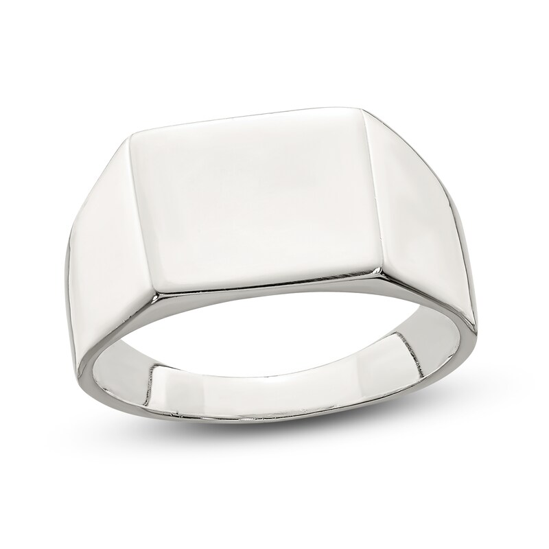 Solid Signet Ring in Silver