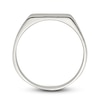 Thumbnail Image 2 of Solid Back Signet Ring Sterling Silver