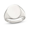 Thumbnail Image 1 of Closed Back Signet Ring Sterling Silver