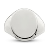 Thumbnail Image 3 of Closed Back Signet Ring Sterling Silver