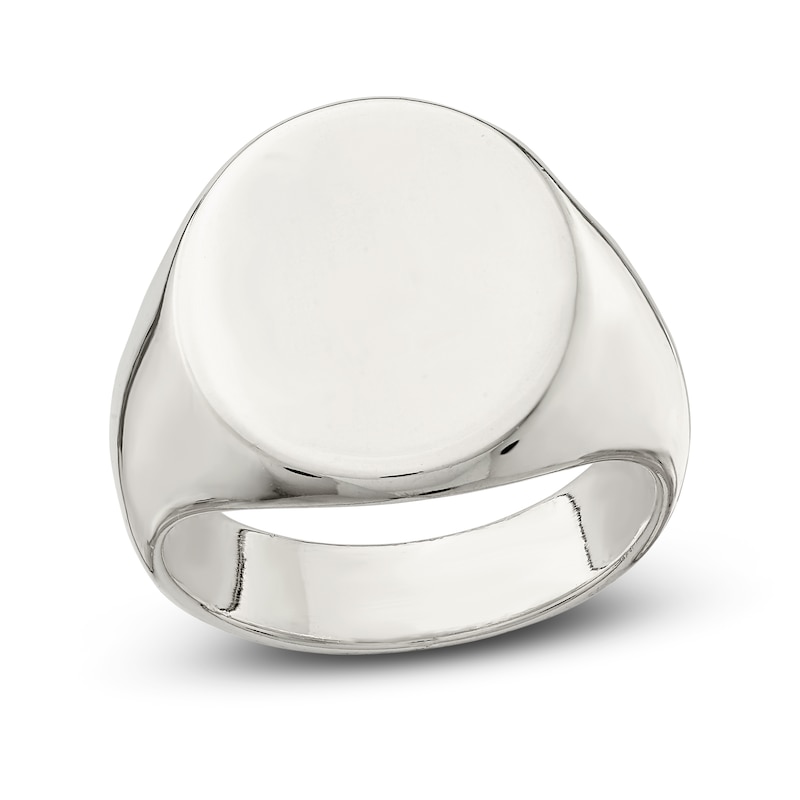 Main Image 1 of Closed Back Signet Ring Sterling Silver
