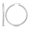 Thumbnail Image 1 of Diamond-Cut Hoop Earrings Sterling Silver 45mm