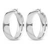 Thumbnail Image 2 of Polished Wide Hoop Earrings Sterling Silver