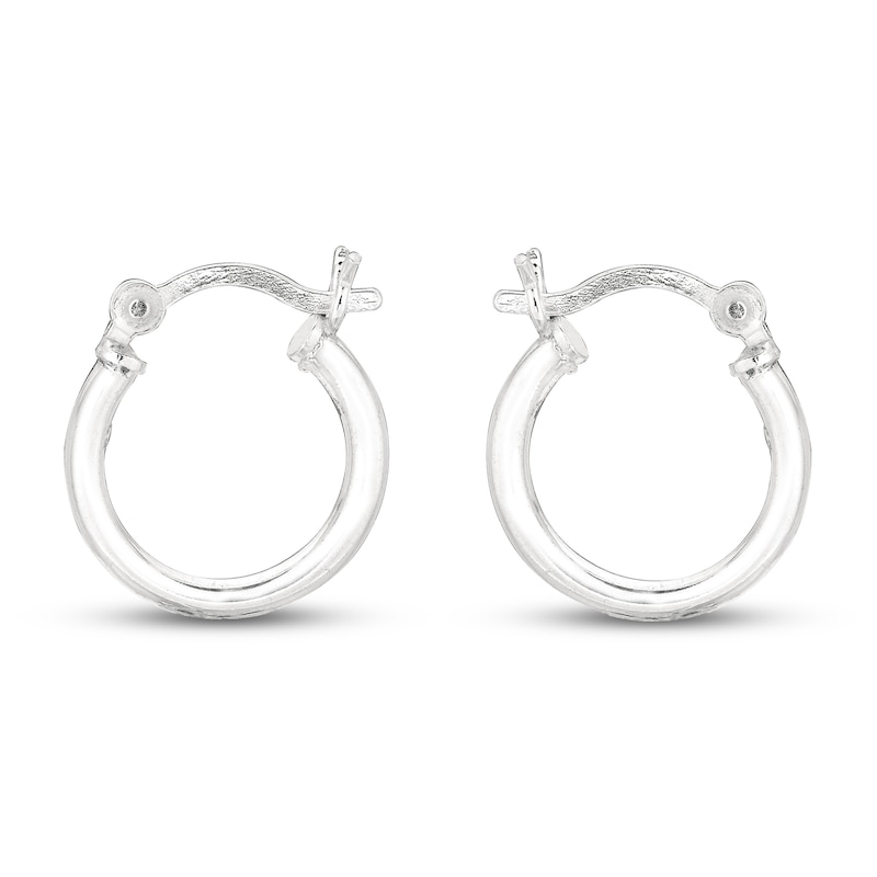 Main Image 1 of Hoop Earrings Sterling Silver 10mm