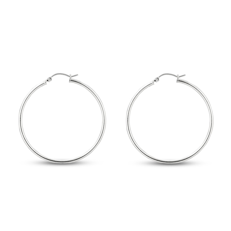 Main Image 1 of Hoop Earrings Sterling Silver 40mm