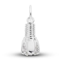 Oil Drill Charm Sterling Silver