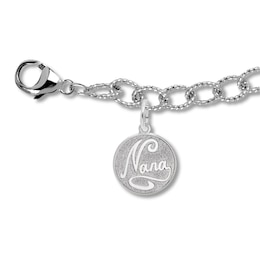 Nana Charm with Bracelet Sterling Silver