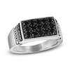Thumbnail Image 0 of 1933 by Esquire Men's Black Diamond Ring 1-1/8 ct tw Round Sterling Silver