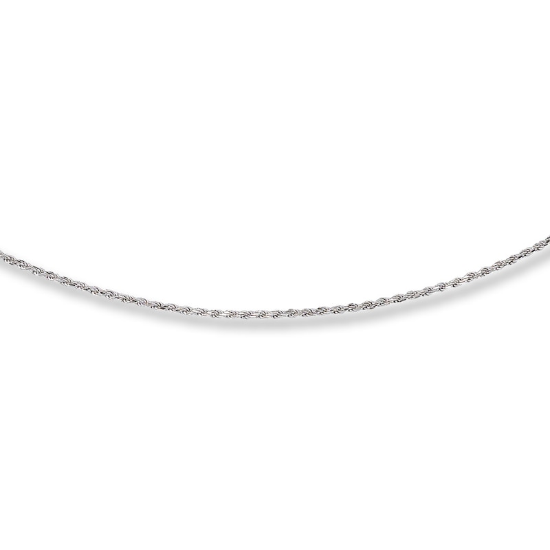 Rope Chain Necklace Sterling Silver 20-inch Length 1.5mm