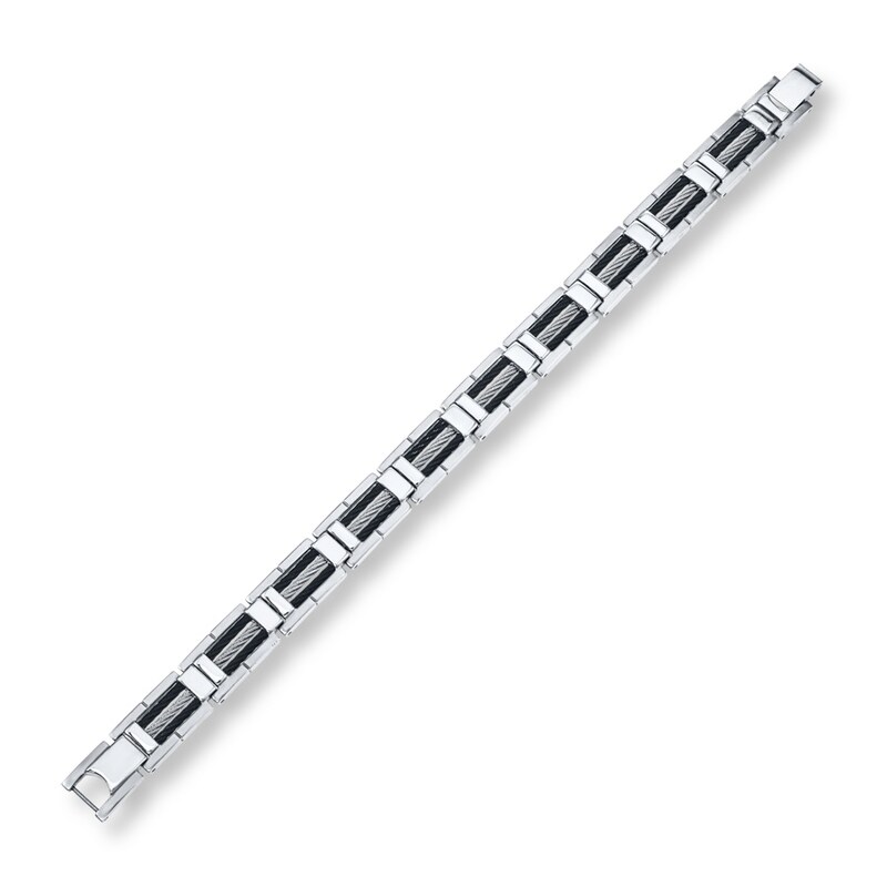 Main Image 2 of Men's Bracelet Stainless Steel 8.75" Length