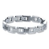 Thumbnail Image 1 of Men's Bracelet 3/8 ct tw Diamond Stainless Steel