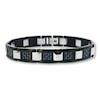 Thumbnail Image 1 of Men's Bracelet Stainless Steel & Tungsten 8.75" Length