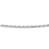 Thumbnail Image 2 of Solid Rope Chain Necklace Sterling Silver 24" Adjustable 1.3mm