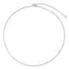 Thumbnail Image 1 of Solid Popcorn Chain Necklace Sterling Silver 24" Adjustable 1.4mm