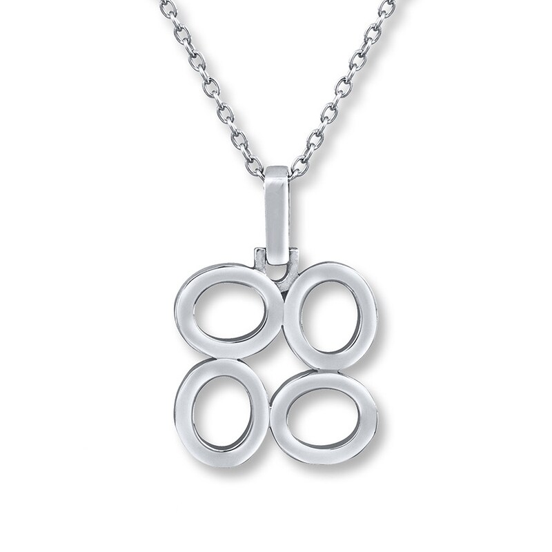 Main Image 1 of India Hicks O Necklace Sterling Silver