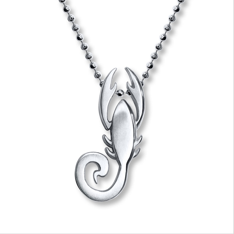 Main Image 1 of Alex Woo Necklace Scorpion Sterling Silver