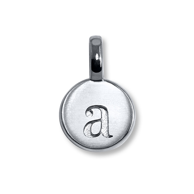 Main Image 1 of Alex Woo Charm Letter A  Sterling Silver