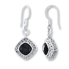 Thumbnail Image 1 of Lois Hill Dangle Earrings Onyx Sterling Silver