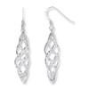Thumbnail Image 1 of Swirl Dangle Earrings Sterling Silver