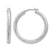 Thumbnail Image 1 of Round Tube Hoop Earrings Sterling Silver
