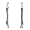 Mesh Dangle Earrings Sterling Silver