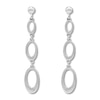 Thumbnail Image 2 of Oval Link Earrings Sterling Silver