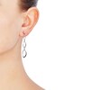Thumbnail Image 4 of Oval Link Earrings Sterling Silver