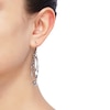 Thumbnail Image 1 of Circle & Bead Dangle Earrings Sterling Silver