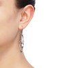 Thumbnail Image 2 of Circle & Bead Dangle Earrings Sterling Silver
