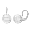 Polished Sphere Earrings Sterling Silver