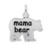 Mama Bear Charm Sterling Silver