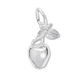 Apple Charm Sterling Silver