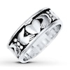 Thumbnail Image 1 of Men's Claddagh Ring Sterling Silver 8mm