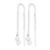 Thumbnail Image 1 of Heart Threader Earrings Sterling Silver