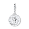 Thumbnail Image 1 of St. Christopher Medal Sterling Silver Charm