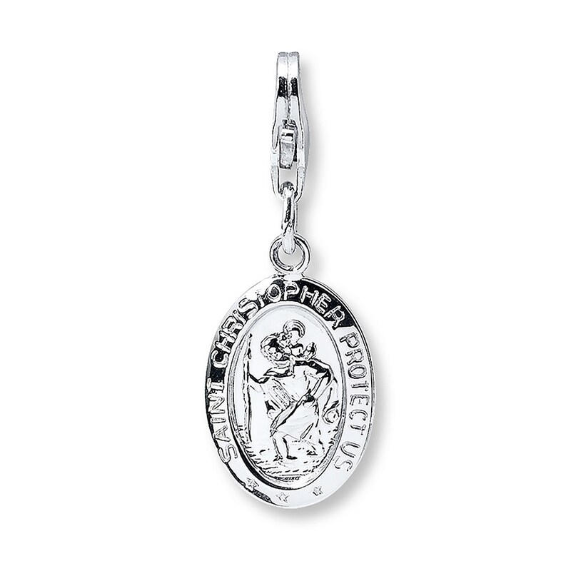 St Christopher Medal Sterling Silver Charm Traditional Charms Jared - St Christopher Pendant Pandora St Christopher Medal Sterling Silver Charm Traditional Charms Jared - St Christopher Pendant Pandora