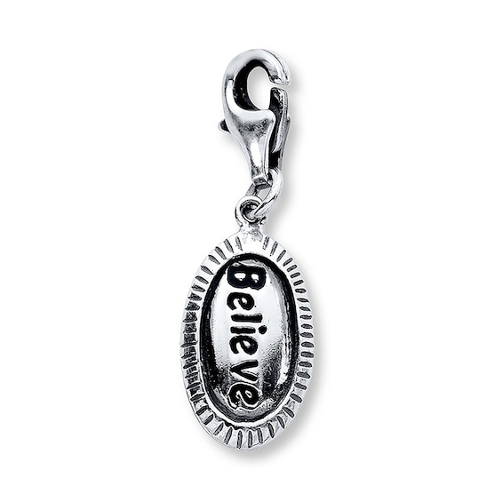 Believe Charm Sterling Silver | Jared