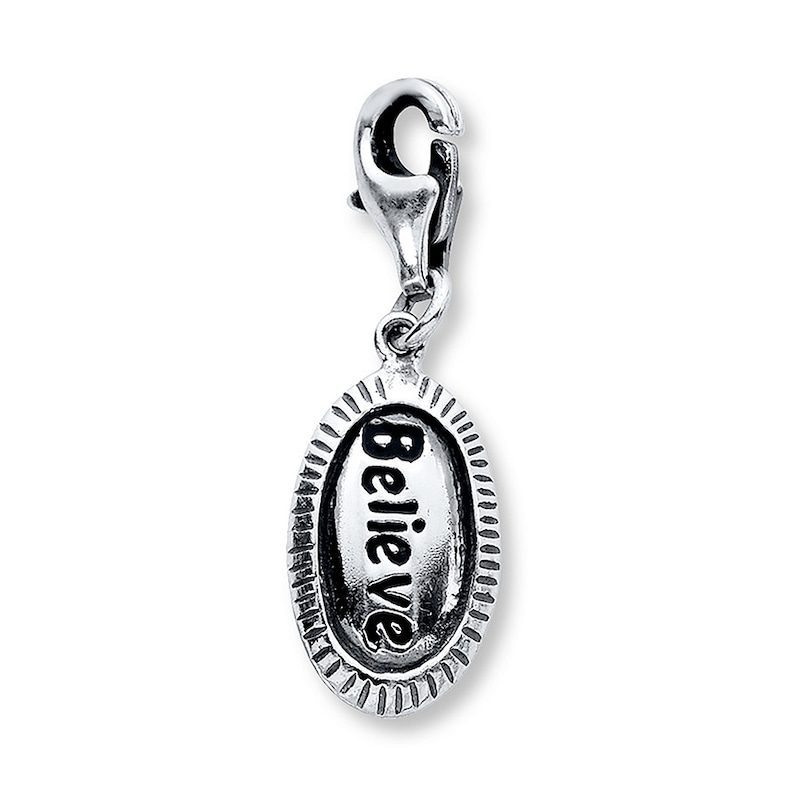 Main Image 1 of Believe Charm Sterling Silver