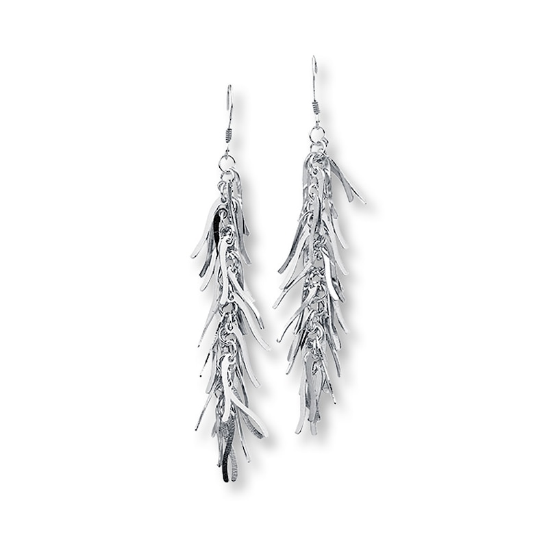 Main Image 1 of Dangle Earrings Sterling Silver