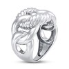 Thumbnail Image 2 of Rope Interlock Ring Sterling Silver