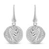 Thumbnail Image 2 of Drop Coin Earrings Sterling Silver