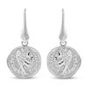 Thumbnail Image 3 of Drop Coin Earrings Sterling Silver