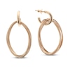 Thumbnail Image 0 of Pesavento Small Doorknocker Oval Earrings Sterling Silver/18K Rose Gold-Plated