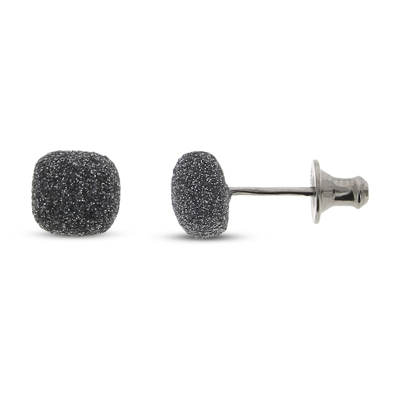 Pesavento Polvere Di Sogni Square Stud Earrings Sterling Silver/Ruthenium-Plated