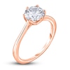 Thumbnail Image 2 of Diamond Cathedral Solitaire Engagement Ring 2 ct tw Round 14K Rose Gold (I2/I)